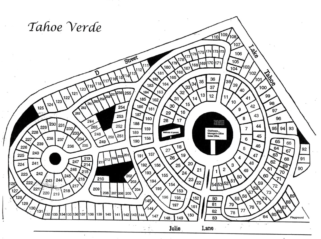 Tahoe Verde Park Map